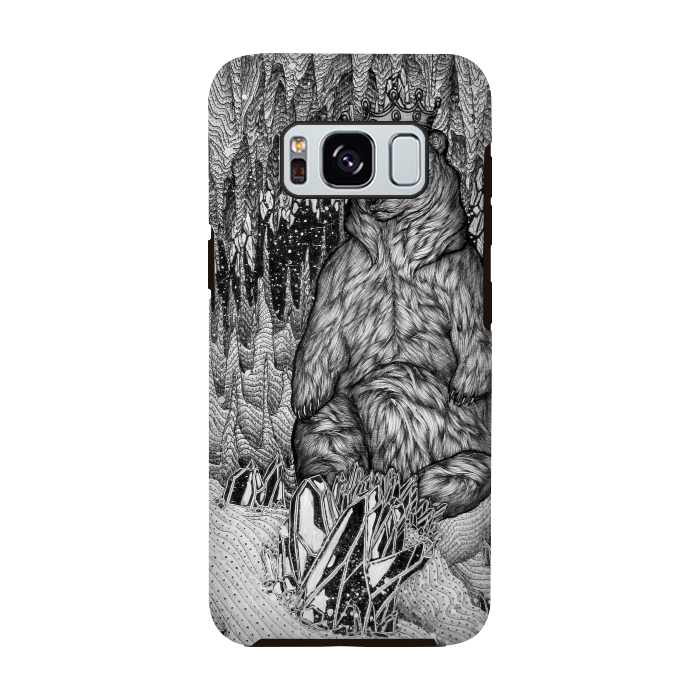Galaxy S8 StrongFit Cave of the Bear King by ECMazur 