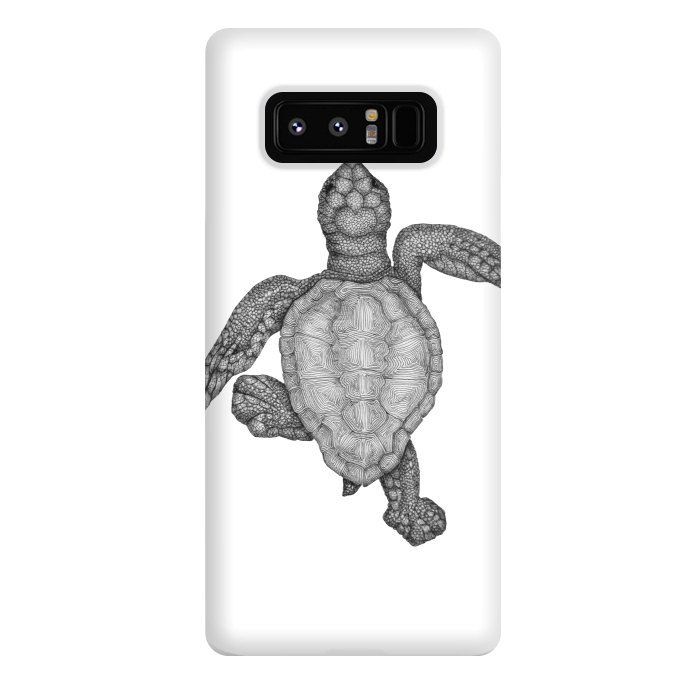Galaxy Note 8 StrongFit Baby Sea Turtle by ECMazur 