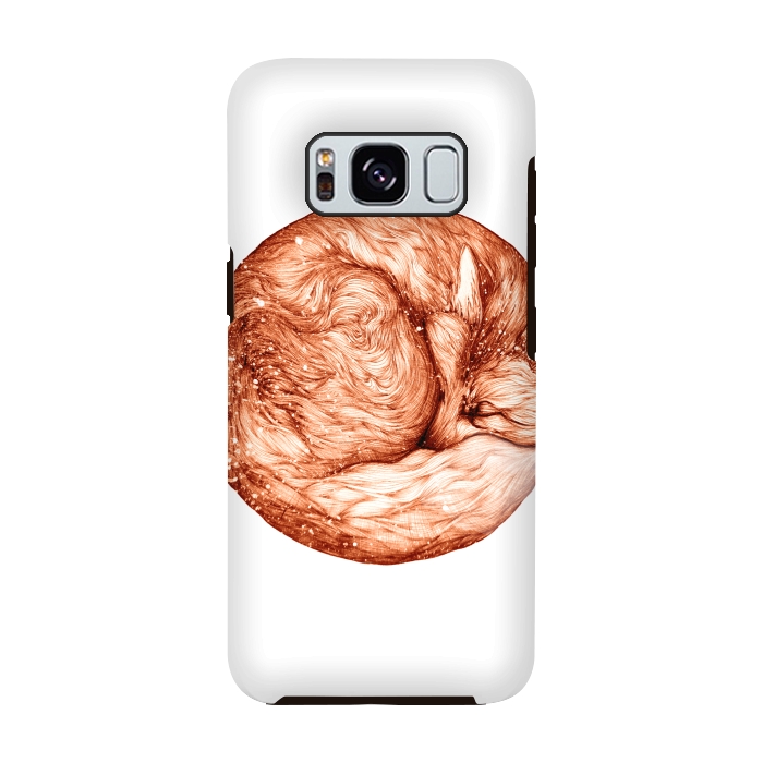 Galaxy S8 StrongFit Fox and Snow by ECMazur 