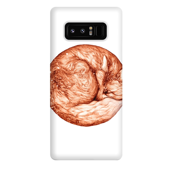 Galaxy Note 8 StrongFit Fox and Snow by ECMazur 