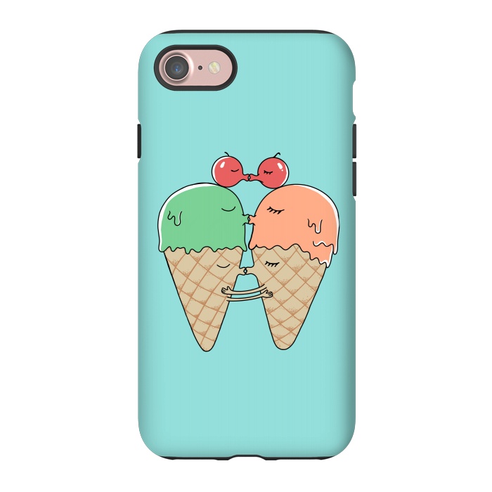 iPhone 7 StrongFit Sweet Kiss by Coffee Man