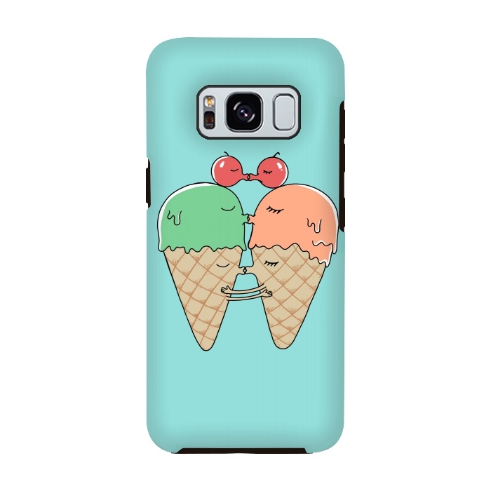 Galaxy S8 StrongFit Sweet Kiss by Coffee Man