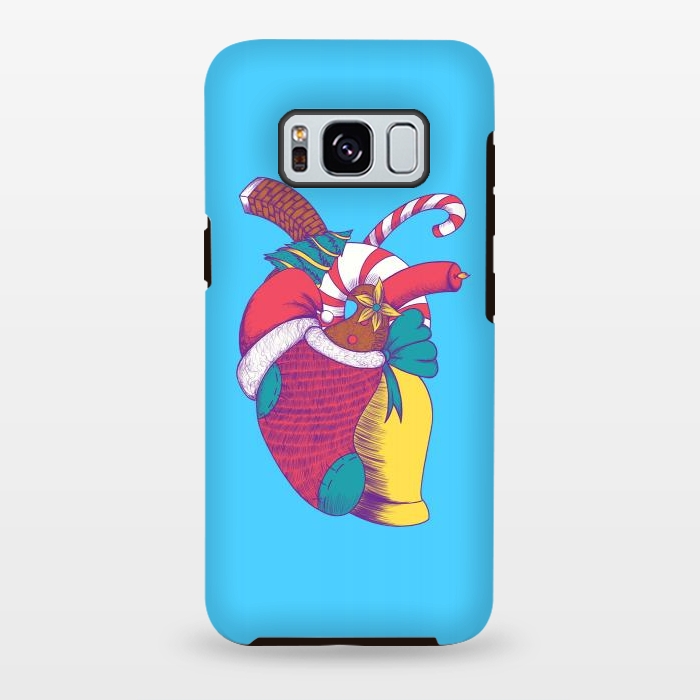 Galaxy S8 plus StrongFit Christmas Heart by Ranggasme
