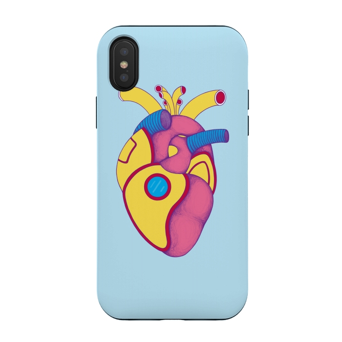 iPhone Xs / X StrongFit Lemon U-boat Heart by Ranggasme