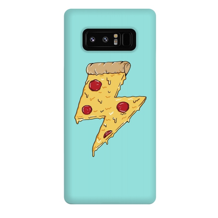 Galaxy Note 8 StrongFit Pizza power green by Coffee Man