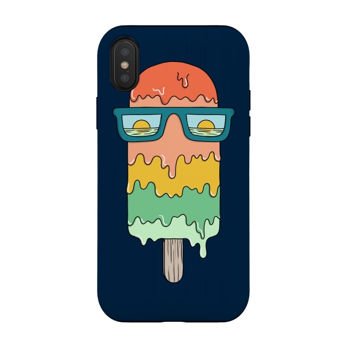 iPhone Xs / X StrongFit Hot ice Cream  by Coffee Man
