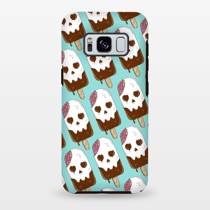 Galaxy S8 plus StrongFit Skull Ice Cream Pattern by Coffee Man