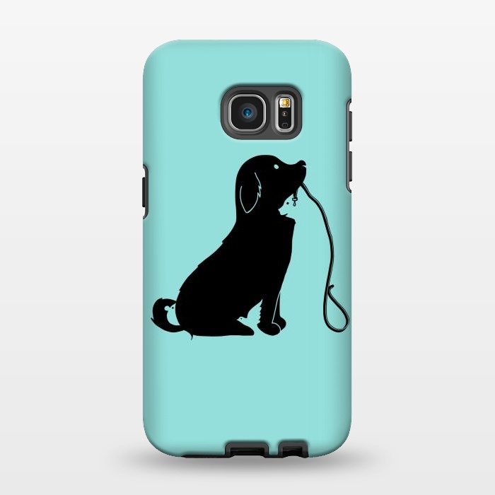 Galaxy S7 EDGE StrongFit Animals green by Coffee Man