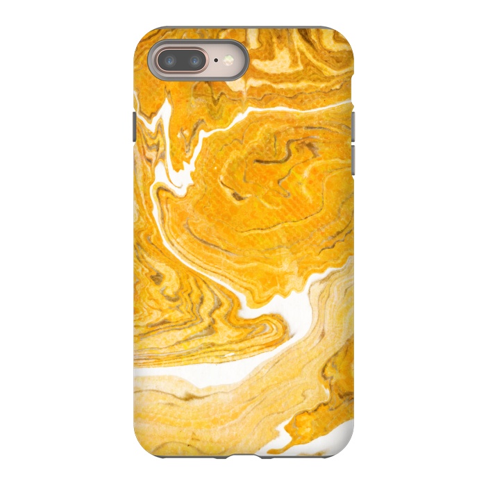 iPhone 7 plus StrongFit Snake Skin Marble by Uma Prabhakar Gokhale