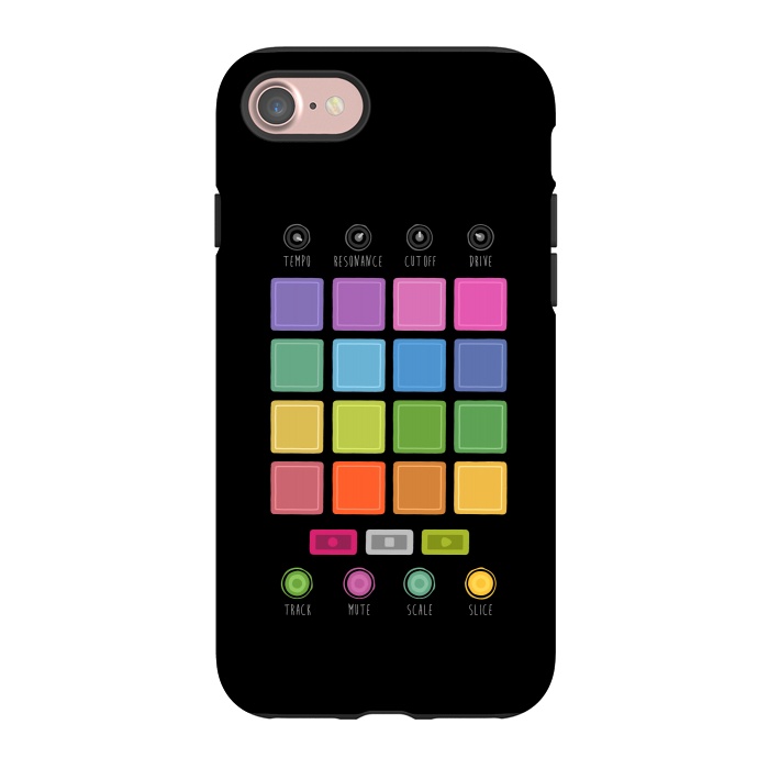 iPhone 7 StrongFit Dj Electronic Music Mixer by Dellán