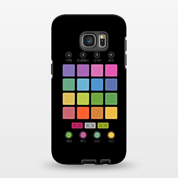 Galaxy S7 EDGE StrongFit Dj Electronic Music Mixer by Dellán