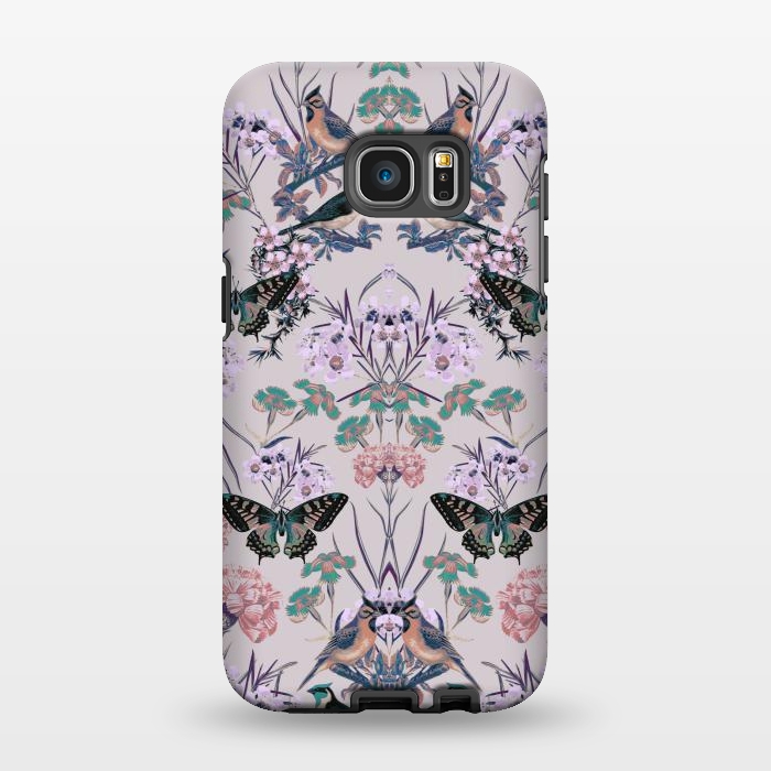 Galaxy S7 EDGE StrongFit Floral Fantasy Flip by Zala Farah