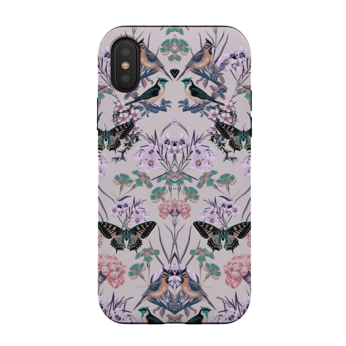 iPhone Xs / X StrongFit Floral Fantasy Flip by Zala Farah