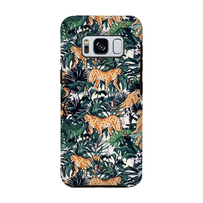 Galaxy S8 StrongFit Cheetah in the wild jungle  by Mmartabc