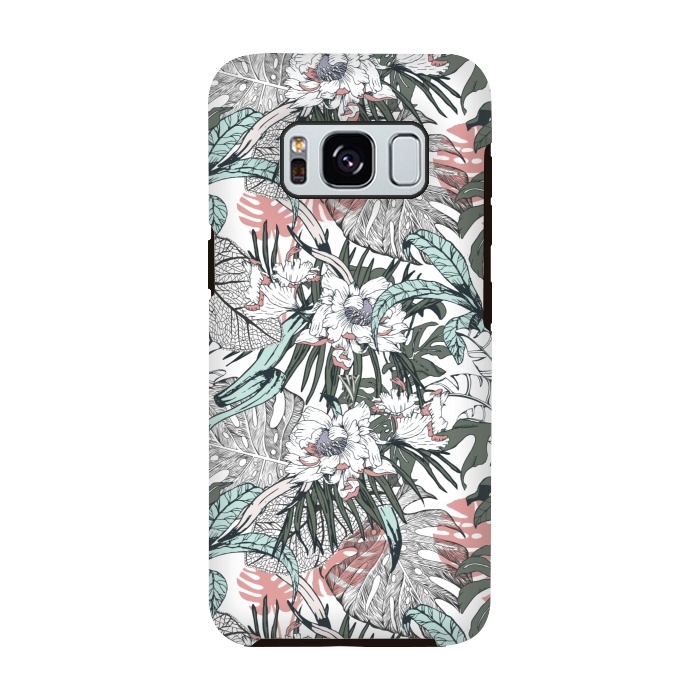 Galaxy S8 StrongFit Tropical wild jungle paradise by Mmartabc