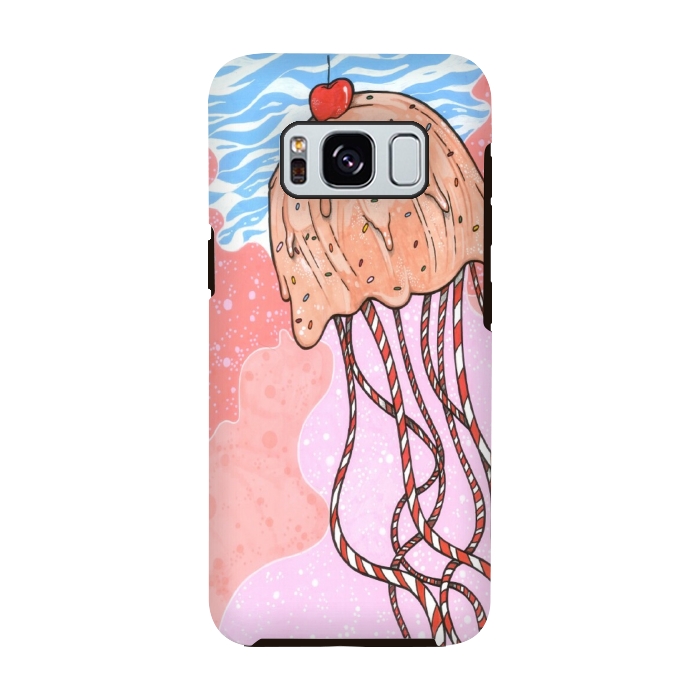 Galaxy S8 StrongFit Jellyfish Candy by Varo Lojo