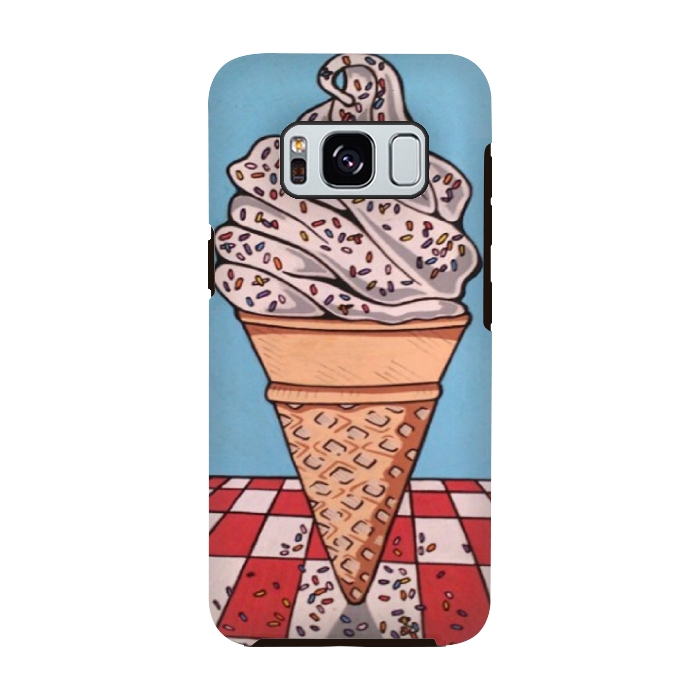 Galaxy S8 StrongFit Ice Cream by Varo Lojo