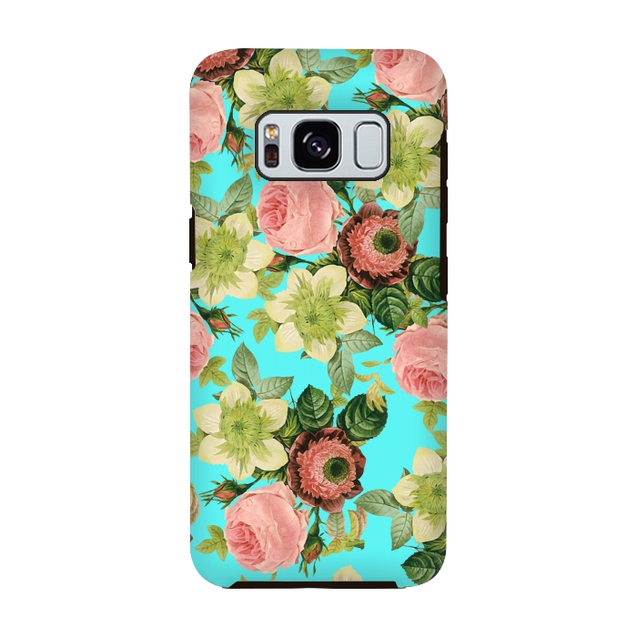 Galaxy S8 StrongFit Hawaiian Flora by Uma Prabhakar Gokhale