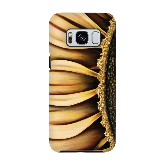 Galaxy S8 StrongFit Sunflower by Denise Cassidy Wood