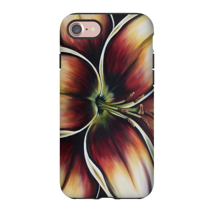 iPhone 7 StrongFit Sunset Lily by Denise Cassidy Wood