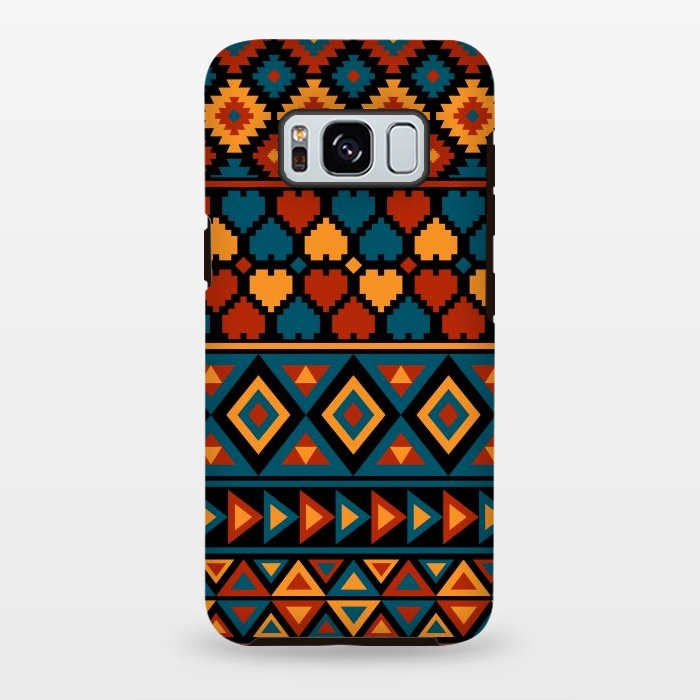 Galaxy S8 plus StrongFit aztec traditional pattern by Dhruv Narelia