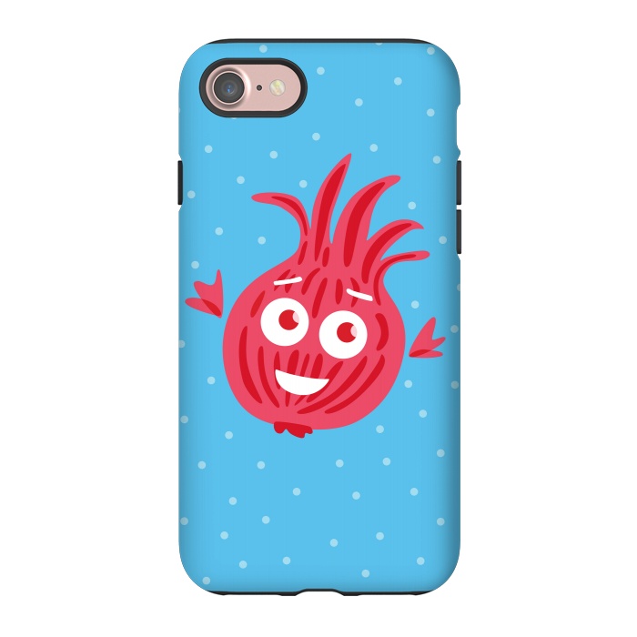 iPhone 7 StrongFit Cute Red Onion Character by Boriana Giormova