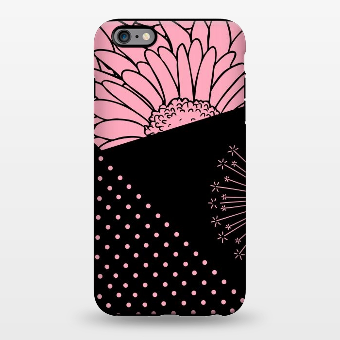iPhone 6/6s plus StrongFit pink floral pattern by MALLIKA