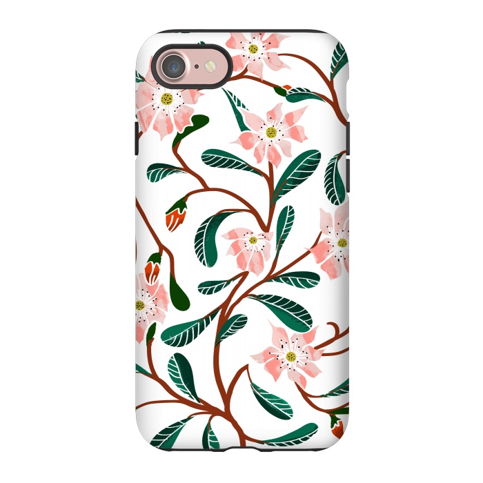 iPhone 7 StrongFit Floral Deco by Uma Prabhakar Gokhale