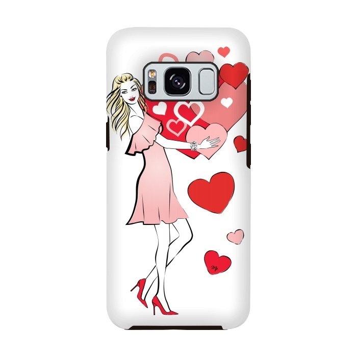 Galaxy S8 StrongFit Queen of Hearts by Martina