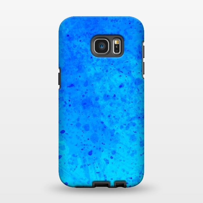 Galaxy S7 EDGE StrongFit Blue Chaos by Sitchko