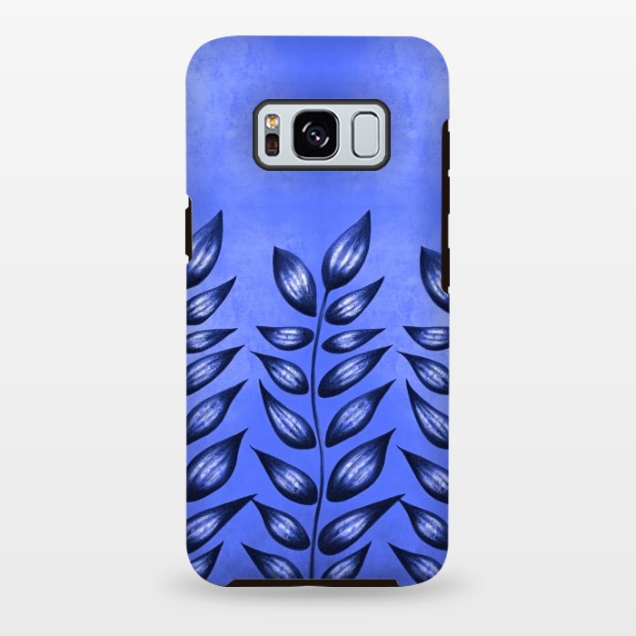 Galaxy S8 plus StrongFit Beautiful Decorative Blue Plant With Pointy Leaves by Boriana Giormova