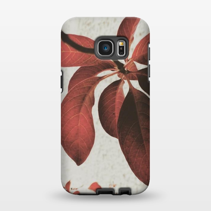 Galaxy S7 EDGE StrongFit red flower by MALLIKA