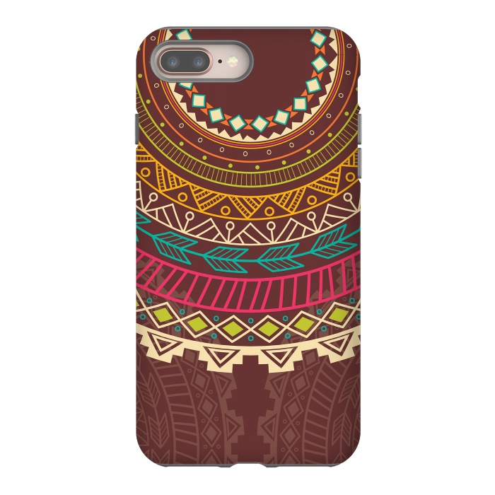 iPhone 7 plus StrongFit Aztec design by Jelena Obradovic