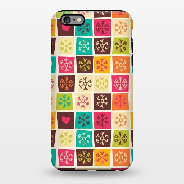 iPhone 6/6s plus StrongFit Snowflakes and Hearts by Jelena Obradovic