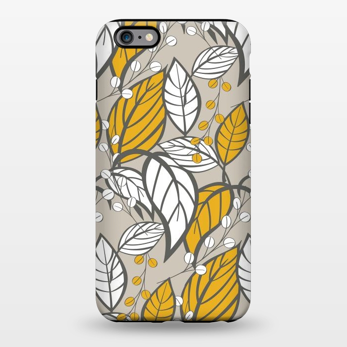 iPhone 6/6s plus StrongFit Romantic Floral Beige by Jelena Obradovic