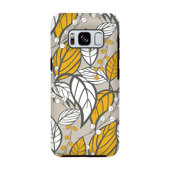 Galaxy S8 StrongFit Romantic Floral Beige by Jelena Obradovic