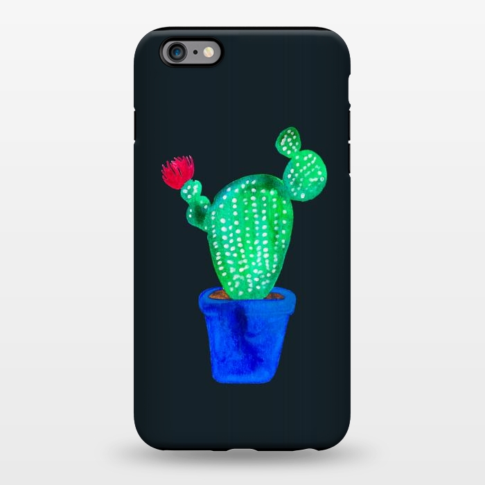 iPhone 6/6s plus StrongFit Red Flower Cactus by Amaya Brydon