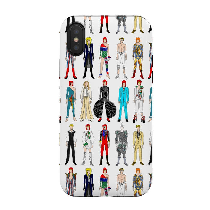 iPhone Xs / X StrongFit Starman Bowie Ziggy by Notsniw