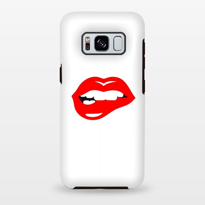Galaxy S8 plus StrongFit Lip bite by Dhruv Narelia