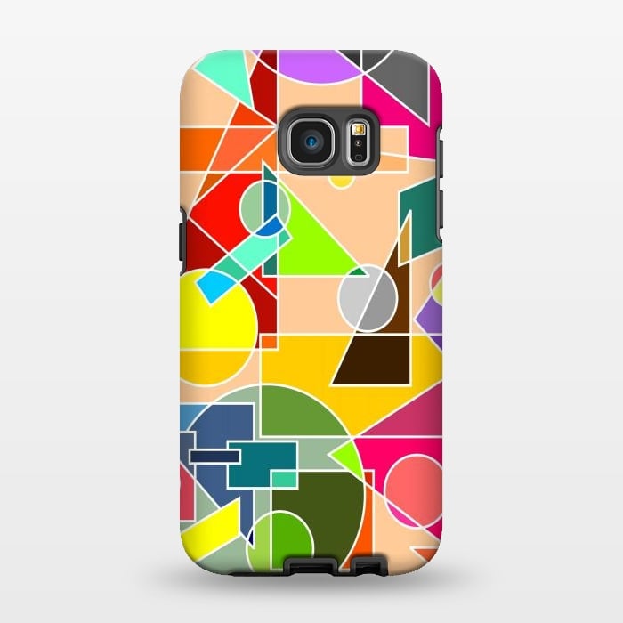 Galaxy S7 EDGE StrongFit Geometrical shapes by Dhruv Narelia