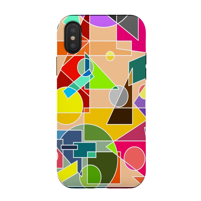 iPhone Xs / X StrongFit Geometrical shapes by Dhruv Narelia