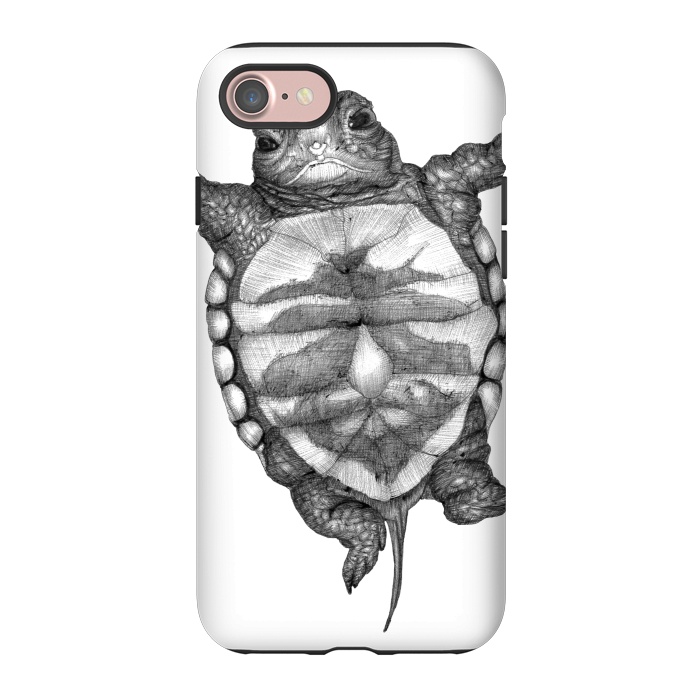 iPhone 7 StrongFit Little Baby Turtle  by ECMazur 