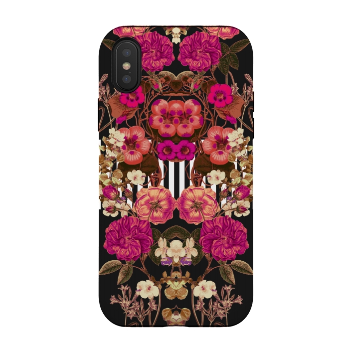 iPhone Xs / X StrongFit Floral Crossings by Zala Farah