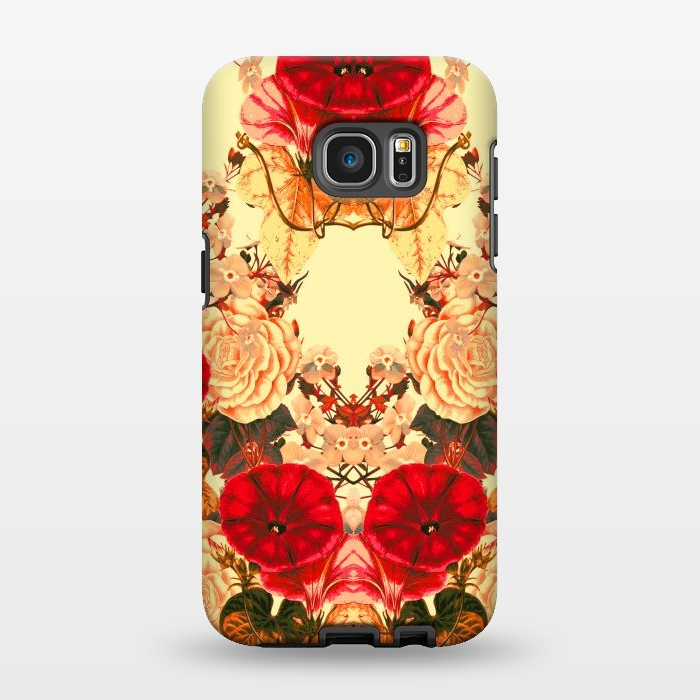 Galaxy S7 EDGE StrongFit Floret Symmetry by Zala Farah