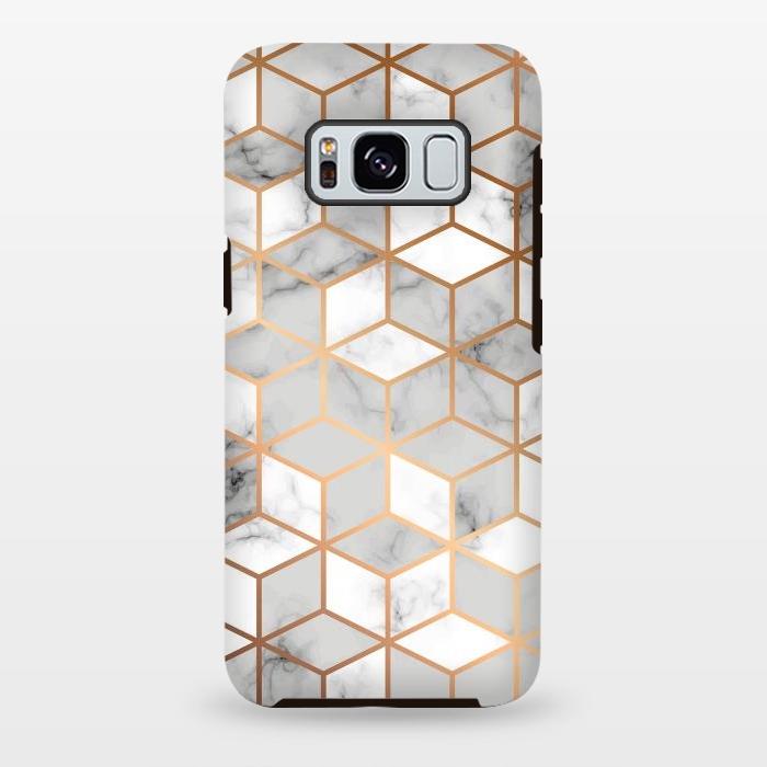 Galaxy S8 plus StrongFit Marble Geometry 007 by Jelena Obradovic