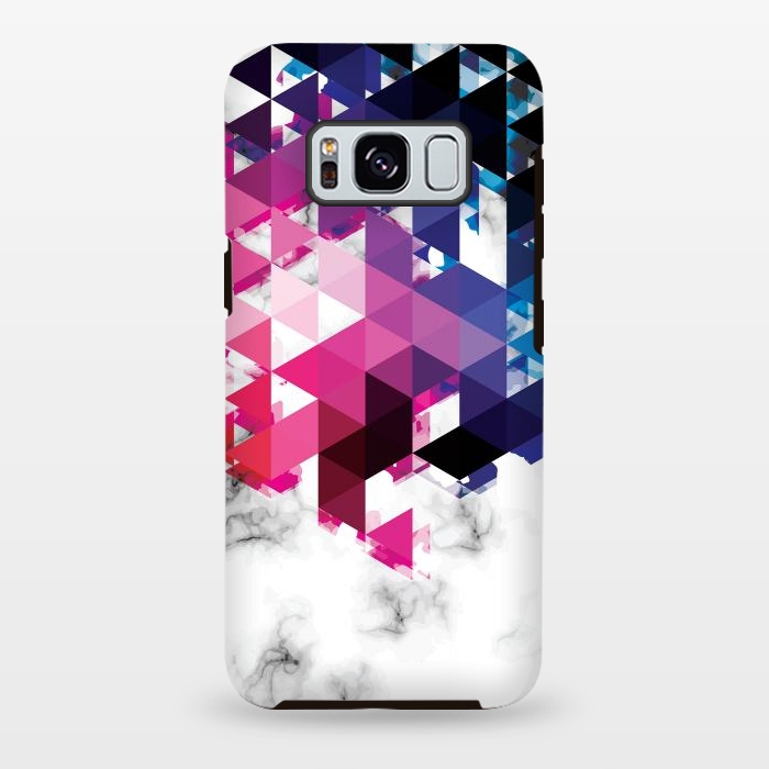 Galaxy S8 plus StrongFit Marble Geometry 013 by Jelena Obradovic