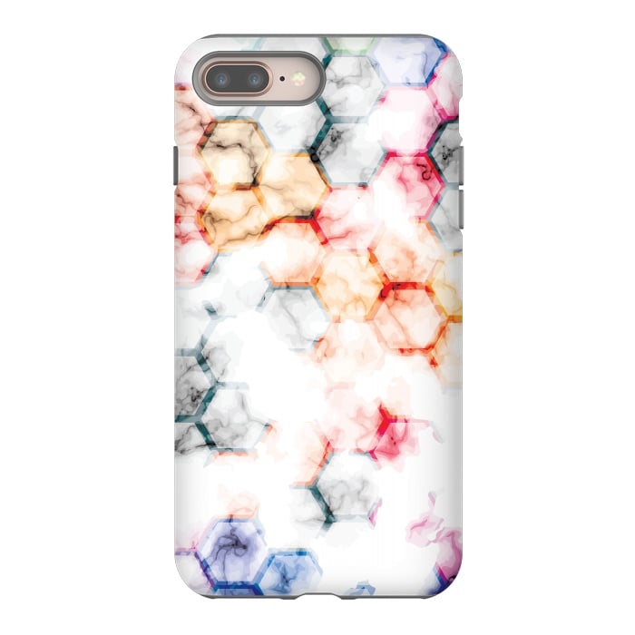 iPhone 7 plus StrongFit Marble Geometry 015 by Jelena Obradovic