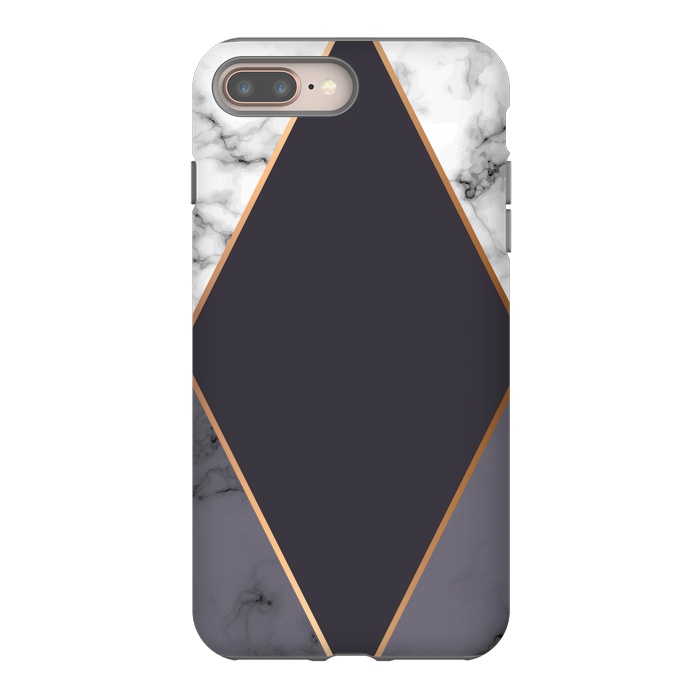 iPhone 7 plus StrongFit Marble Geometry 019 by Jelena Obradovic