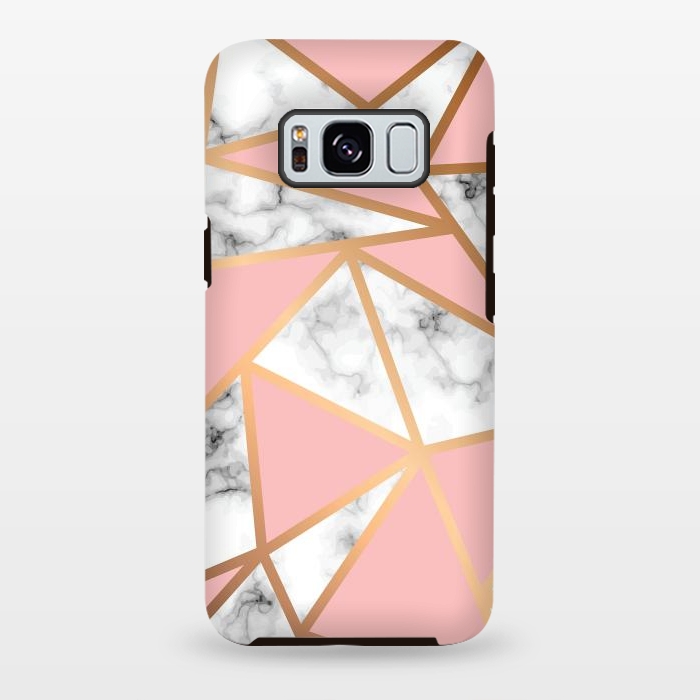 Galaxy S8 plus StrongFit Marble Geometry 022 by Jelena Obradovic