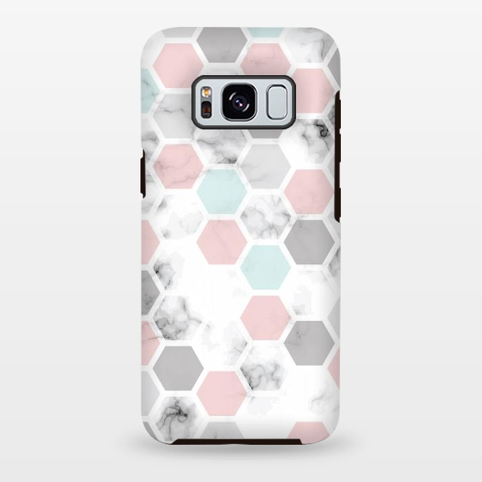 Galaxy S8 plus StrongFit Marble Geometry 024 by Jelena Obradovic